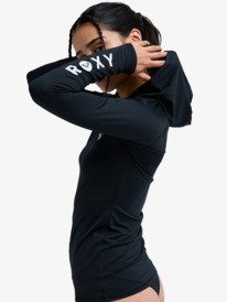 4 Essentials - Licra protector com capuz de manga comprida para Mulher Preto ERJWR03909 Roxy
