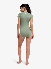 3 Essentials - Maillot une pièce à manches courtes pour Femme Vert ERJWR03916 Roxy
