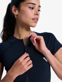 2 Essentials - Maillot une pièce à manches courtes pour Femme Noir ERJWR03916 Roxy