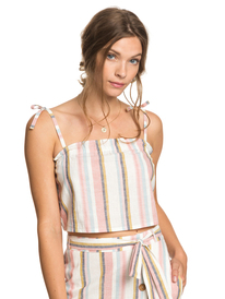 2 Palm Life - Haut court à bretelles pour Femme  ERJWT03429 Roxy