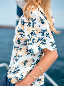 2 Hey Now - Short Sleeve Top for Women White ERJWT03464 Roxy
