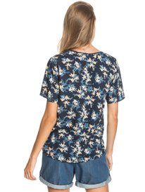 4 Hey Now - Short Sleeve Top for Women Blue ERJWT03464 Roxy