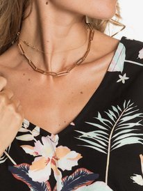 2 Paradise Stories - Camisa de viscosa con manga corta para Mujer  ERJWT03467 Roxy