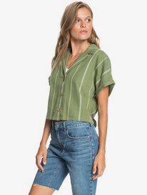 1 Winter Catcher - Camisa de manga curta para Mulher Verde ERJWT03472 Roxy
