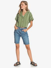 3 Winter Catcher - Camisa de manga curta para Mulher Verde ERJWT03472 Roxy