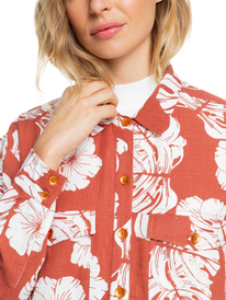 6 Turn It Up - Long Sleeve Shirt for Women  ERJWT03477 Roxy