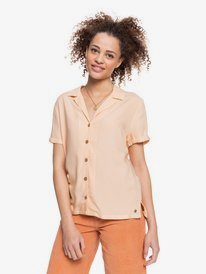 0 Remind To Forget - Short Sleeve Shirt for Women Orange ERJWT03488 Roxy