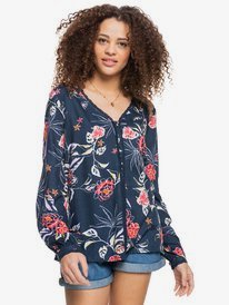 2 Way To Bubble - Long Sleeve Top for Women  ERJWT03504 Roxy