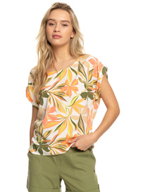 0 Pacific Escape - Top de Manga Corta para Mujer  ERJWT03573 Roxy