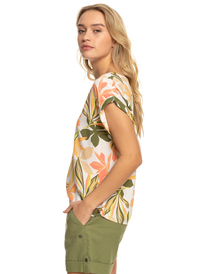 1 Pacific Escape - Top de Manga Corta para Mujer  ERJWT03573 Roxy