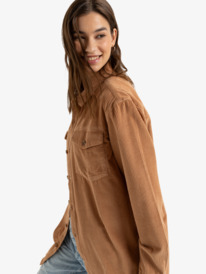 1 Let It Go  - Long Sleeves Shirt for Women Brown ERJWT03630 Roxy