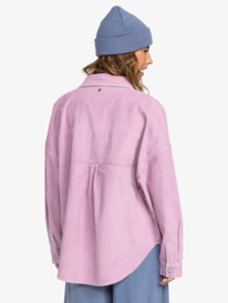 11 Kick Back - Corduroy Shacket for Women Purple ERJWT03642 Roxy