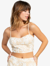 0 Next Summer - Bralette-Oberteil mit Trägern für Frauen Braun ERJWT03656 Roxy