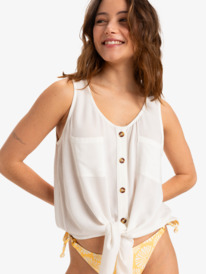 0 Tropical Hill - Easy Top for Women White ERJWT03668 Roxy