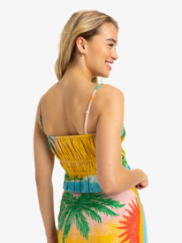 4 Atlas Palmy Daze - Top tubular para Mujer Blanco ERJWT03669 Roxy