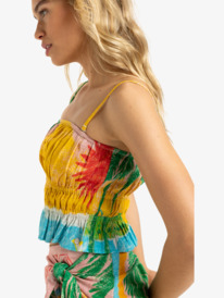 2 Atlas Palmy Daze - Top tubular para Mujer Blanco ERJWT03669 Roxy