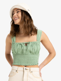 0 Playa Island - Crop Top for Women Green ERJWT03671 Roxy