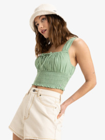 1 Playa Island - Crop Top for Women Green ERJWT03671 Roxy