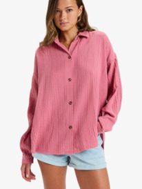 0 Morning Time - Camiciona a maniche lunghe da Donna Pink ERJWT03674 Roxy