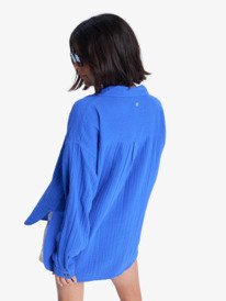 4 Morning Time - Camisa de manga comprida oversized para Mulher Roxo ERJWT03674 Roxy