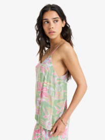 1 Hibiscus Island - Strappy Top voor Dames Green ERJWT03687 Roxy