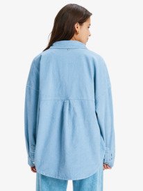 4 Kick Back Washed Cord - Veste chemise boutonnée pour Femme Bleu ERJWT03697 Roxy