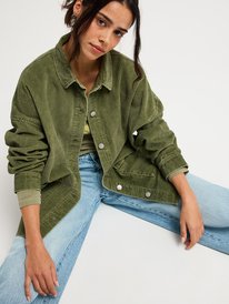 0 Kick Back Washed Green ERJWT03697 Roxy