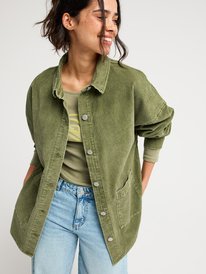 1 Kick Back Washed Green ERJWT03697 Roxy