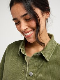 3 Kick Back Washed Green ERJWT03697 Roxy