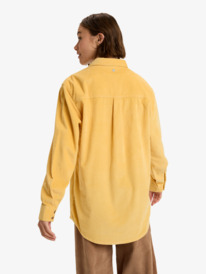 3 Let It Go Cord - Overhemd met Lange Mouwen voor Dames Yellow ERJWT03700 Roxy