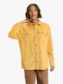 0 Let It Go Cord - Overhemd met Lange Mouwen voor Dames Yellow ERJWT03700 Roxy