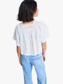 4 Paradise Lagoon - Chemise manches courtes pour Femme Blanc ERJWT03705 Roxy