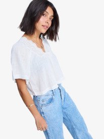 1 Paradise Lagoon - Chemise manches courtes pour Femme Blanc ERJWT03705 Roxy