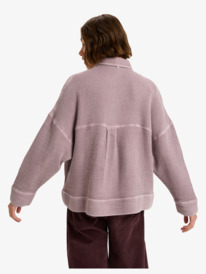 3 Hike Away - Long Sleeve Collared Button Up Shirt for Women Purple ERJWT03706 Roxy
