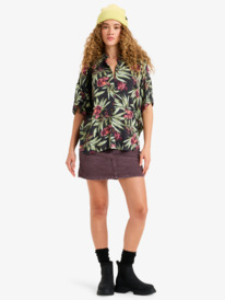 5 Beachy Nostalgia Crinkle - Chemise manches courtes pour Femme Noir ERJWT03716 Roxy