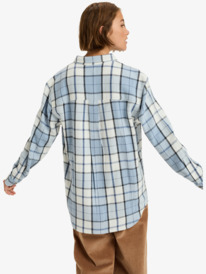 3 Let It Go Flannel - Long Sleeve Shirt for Women Blue ERJWT03721 Roxy