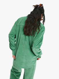 5 Let It Go Cord - Camisa de manga larga para mujer Verde ERJWT03722 Roxy