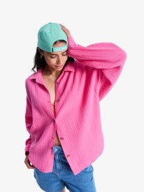 0 Morning Shine - Camisa de manga comprida para Mulher Pink ERJWT03739 Roxy