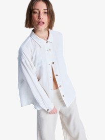 0 Morning Shine - Camisa de manga comprida para Mulher Branco ERJWT03739 Roxy