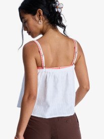 4 Sweetest Sky - Strappy Blouse for Women White ERJWT03744 Roxy