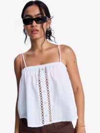 0 Sweetest Sky - Strappy Blouse for Women White ERJWT03744 Roxy