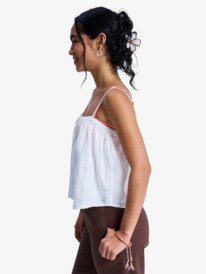 1 Sweetest Sky - Strappy Blouse for Women White ERJWT03744 Roxy