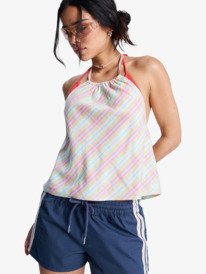 0 Always Again - Halter Top for Women Hvid ERJWT03749 Roxy