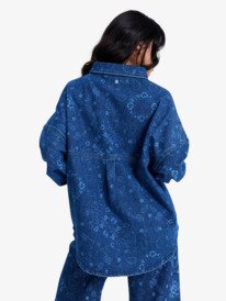 7 Kick Back Washed - Surchemise pour Femme Bleu ERJWT03750 Roxy