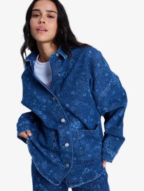 1 Kick Back Washed - Surchemise pour Femme Bleu ERJWT03750 Roxy