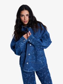 3 Kick Back Washed - Surchemise pour Femme Bleu ERJWT03750 Roxy