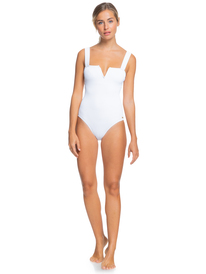 5 Mind Of Freedom - Maillot de bain une pièce pour Femme Blanc ERJX103307 Roxy