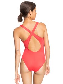 3 ROXY Active - One-Piece Swimsuit for Women Red ERJX103332 Roxy