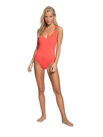 12 Mind Of Freedom - Recycled One-Piece Swimsuit for Women Red ERJX103366 Roxy