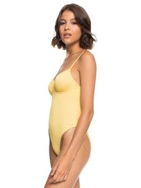 1 Rib Roxy Love The Muse - Maillot une pièce pour Femme Jaune ERJX103415 Roxy